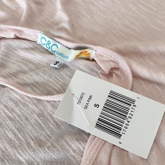 C & C California 🌴 NWT Sea Pink Tunic Top - Picture 2 of 7